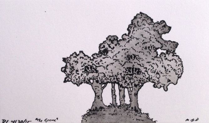 the grove close up full view